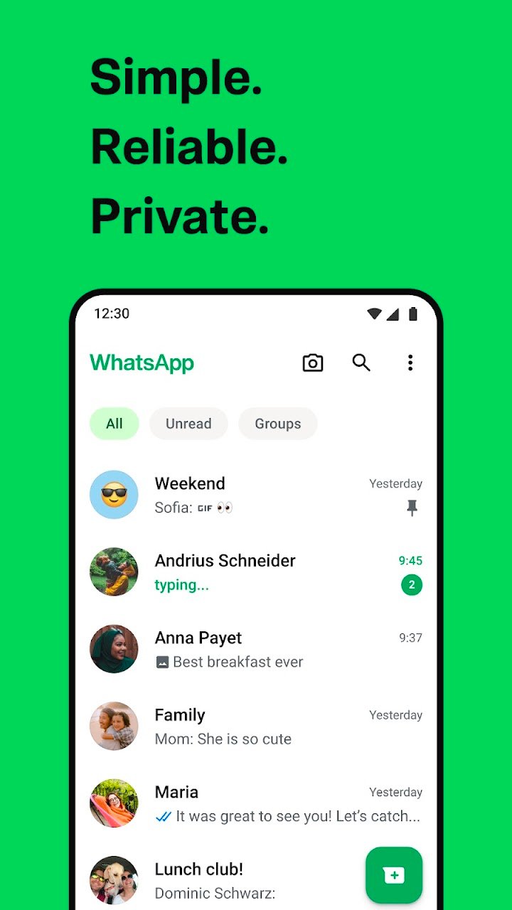 WhatsApp Messenger screenshot